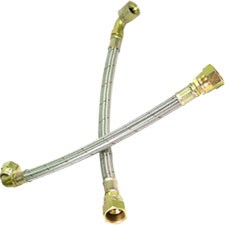 -10 AN Braided Oil Return Line (14 " long) ST/90 - Click Image to Close
